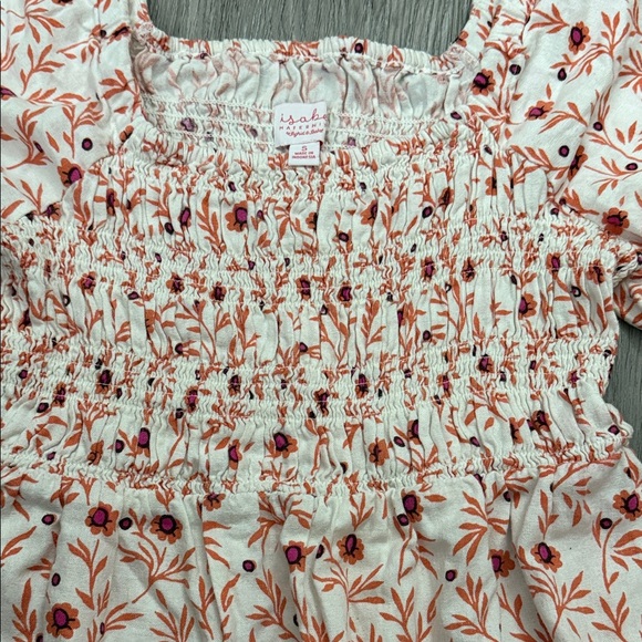 Isabel Maternity by Ingrid & Isabel Red Floral Mini Dress Size S - Picture 7 of 8